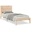 vidaXL Ekstra lang sengeramme uten madrass 90x210 cm heltre