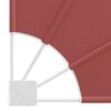 vidaXL Sammenleggbar sidemarkise for balkong terrakotta 140x140 cm