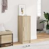 vidaXL Skoskap sonoma eik 32x35x92 cm konstruert tre