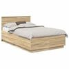 vidaXL Sengestamme Sonoma eik 135 x 190 cm Konstruert tre