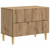 vidaXL Nattbord Artisan eik 62 x 34,5 x 48 cm Konstruert tre
