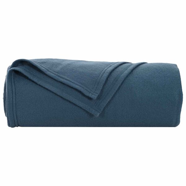 vidaXL Kastepledd 24 pcs Marinebl&aring; 200 x 150 cm Fleece