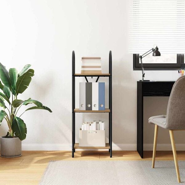 vidaXL Bokhylle Artisan Eik 40 x 30 x 109 cm Konstruert tre