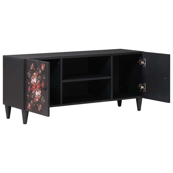 vidaXL Oppbevaringsskap Flerfarget 105 x 33,5 x 46 cm Massiv mango tre