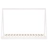 vidaXL Barnesengeramme hvit 90x190 cm heltre furu
