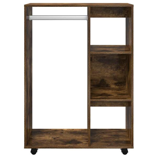 vidaXL Garderobe r&oslash;kt eik 80x40x110 cm konstruert tre