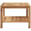 vidaXL Kaffebord Brun 60 x 60 x 45 cm Heltre teak