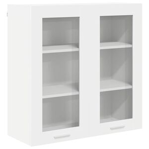 vidaXL Hengende skap Hvit 80 x 31 x 80 cm Konstruert tre