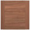 vidaXL Veggmontert baderomsskap 45x45x35 cm heltre teak