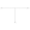 vidaXL Manuell uttrekkbar markise med LED 600x350 cm antrasitt