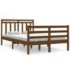 vidaXL Sengeramme honningbrun heltre120x200 cm