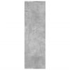 vidaXL Bokhylle betonggrå 98x29x97,5 cm konstruert tre