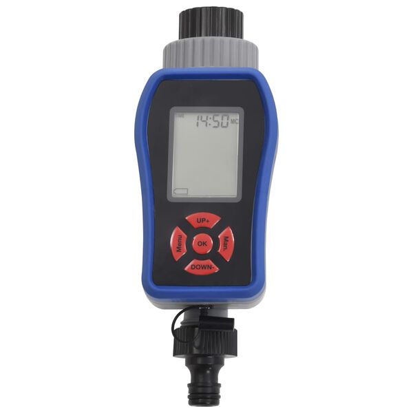 vidaXL Automatisk digital vanningstimer med enkelt krankobling