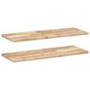 vidaXL Flytende hyller 2 stk 100x30x2 cm ubehandlet heltre akasie