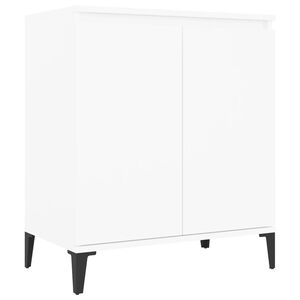 vidaXL Skjenk hvit 60x35x70 cm konstruert tre