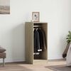 vidaXL Garderobe sonoma eik 48x41x102 cm konstruert tre