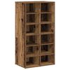 vidaXL Skohylle gammelt tre 54x34x100,5 cm konstruert tre