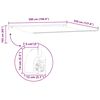 vidaXL Innvendbar Markise Hvit 500 &times; 350 cm stoff