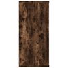 vidaXL Bokhylle/skjenk røkt eik 66x30x98 cm konstruert tre