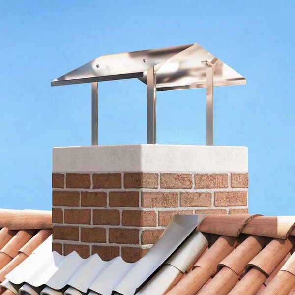 vidaXL Pipehette s&oslash;lv 50 x 60 x 37 cm Rustfritt St&aring;l