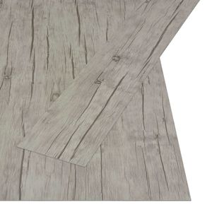 vidaXL Selvheftende Gulvplank Vasket Eik 4,46 m&sup2; 32 stk. PVC