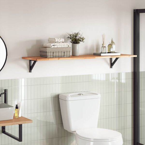 vidaXL Bordplate rektangul&aelig;r 120x40x2 cm heltre akasie