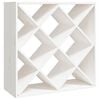 vidaXL Vinhylle hvit 62x25x62 cm heltre furu