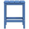 vidaXL Adirondack hagebord havbl&aring; 38x38x46 cm HDPE