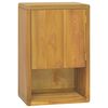 vidaXL Veggmontert baderomsskap 45x30x70 cm heltre teak