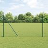 vidaXL Gjerdep&aring;le gr&oslash;nn 10 x 1,6 m (36 mm nett) St&aring;l og PVC