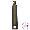 vidaXL Sandsekker 100 stk m&oslash;rkegr&oslash;nn 103x25 cm HDPE