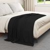 vidaXL Kastepledd 6 pcs Svart 170 x 130 cm Fleece