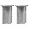 vidaXL Planteholder 2 pcs Gr&aring; sonoma &Oslash;29,5 x 40 cm Konstruert tre