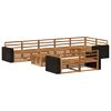 vidaXL Utend&oslash;rs sofa-sett 9 pcs