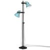 vidaXL Vegglampe 25 W denimbl&aring; 25x25x90/140 cm E27