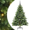 vidaXL Kunstig juletre med 150 LED med stativ gr&oslash;nn 120 cm PE og PVC