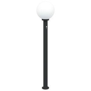 vidaXL Pullertlampe med sensor 120 cm svart IP44