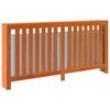 vidaXL Radiatordeksel voksbrun 169x19x84 cm heltre furu