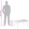 vidaXL Salongbord til hage 90x55x35 cm heltre akasie