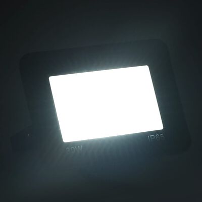 vidaXL LED-flomlys 30 W kaldhvit