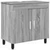 vidaXL Bad Sminkebord Gr&aring; Sonoma 60 x 35 x 60 cm Konstruert tre