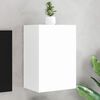 vidaXL Vegghengt TV-benk hvit 40,5x30x60 cm konstruert tre