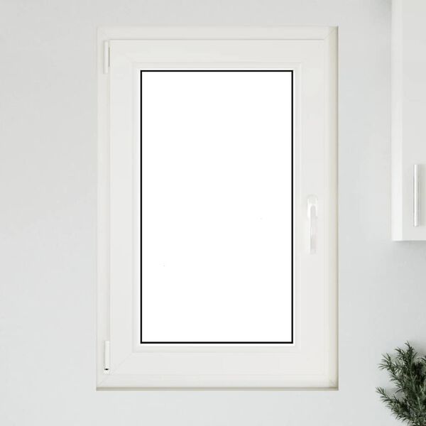 vidaXL Kjellervindu "RISOR" 60x80 cm vipp-og-sving DIN venstre antrasitt