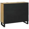 vidaXL Skap Brun 90 x 33 x 75 cm heltre mango