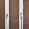 vidaXL Garderobeskap med rom og stenger 45x150x176 cm brun stoff