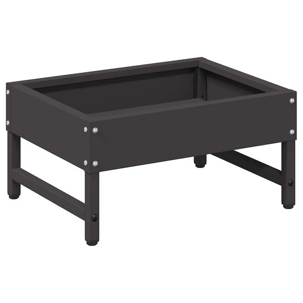 vidaXL Fuglefrø Svart 80 x 28 x 13.5 cm Kaldvalsget Stål