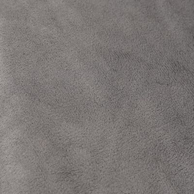 vidaXL Vektdyne med trekk grå 135x200 cm 10 kg stoff