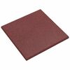 vidaXL Fallbeskyttelsesfliser 24 pcs R&oslash;d 50 x 50 cm Gummi