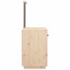vidaXL Sminkebord 95x50x134 cm heltre furu