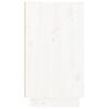 vidaXL Skohylle hvit 110x34x61 cm heltre furu